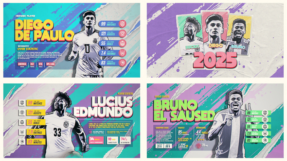 Sport Player Profile Promo Openers template preview