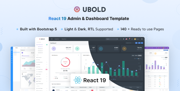 UBold - React Admin & Dashboard Template