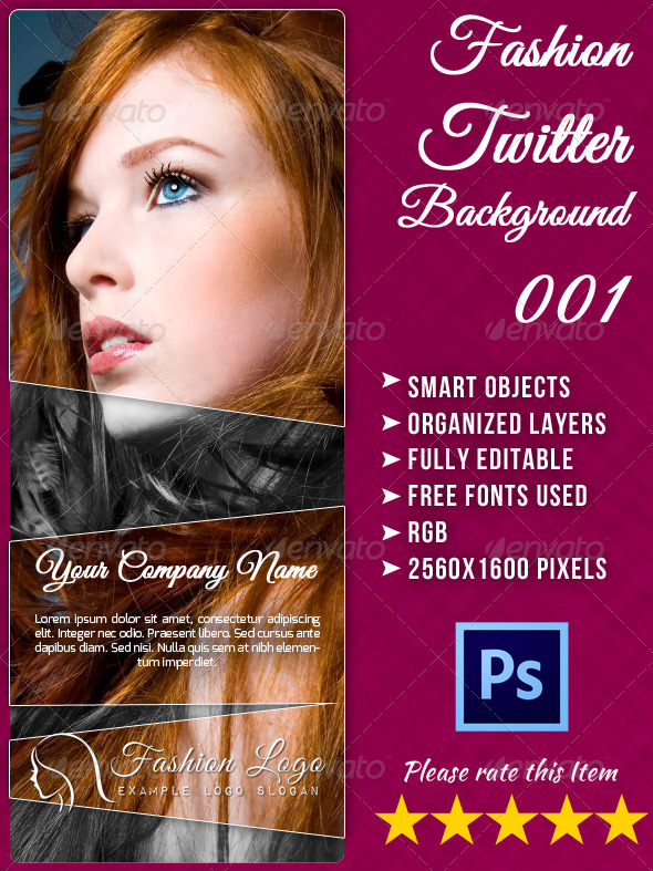Fashion Twitter Background - Twitter Social Media