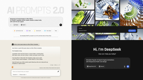 AI Prompts 2.0 Titles template preview