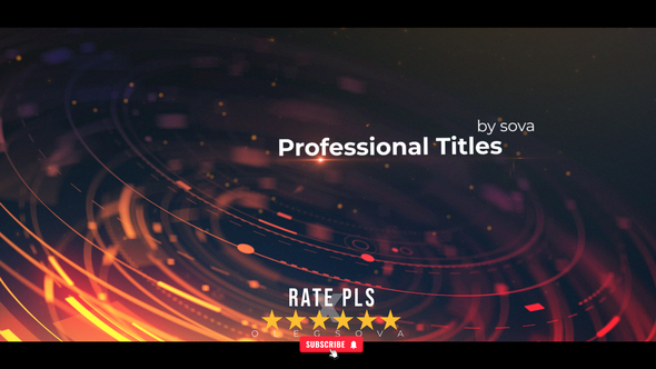 Circles Lines Particles Logo Titles template preview