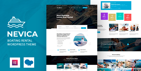 Nevica - Yacht Rental WordPress Theme