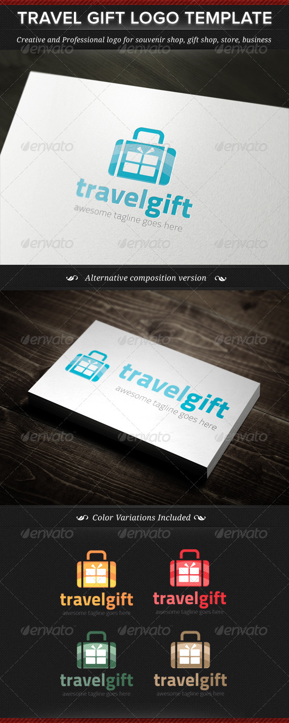 Travel Gift Logo Template - Objects Logo Templates