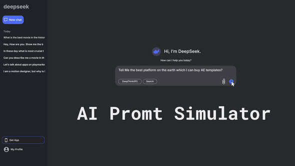 AI Prompt | DeepSeek UI Elements template preview