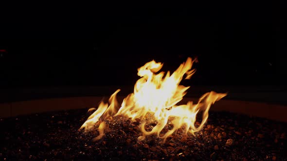 Fire Pit At Night alt