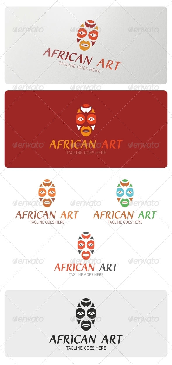 African Art Logo Template - Objects Logo Templates