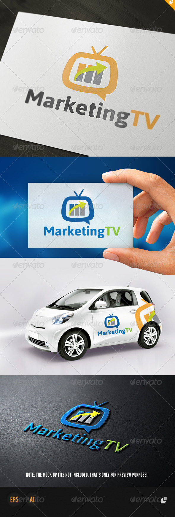 Marketing TV Logo - Objects Logo Templates