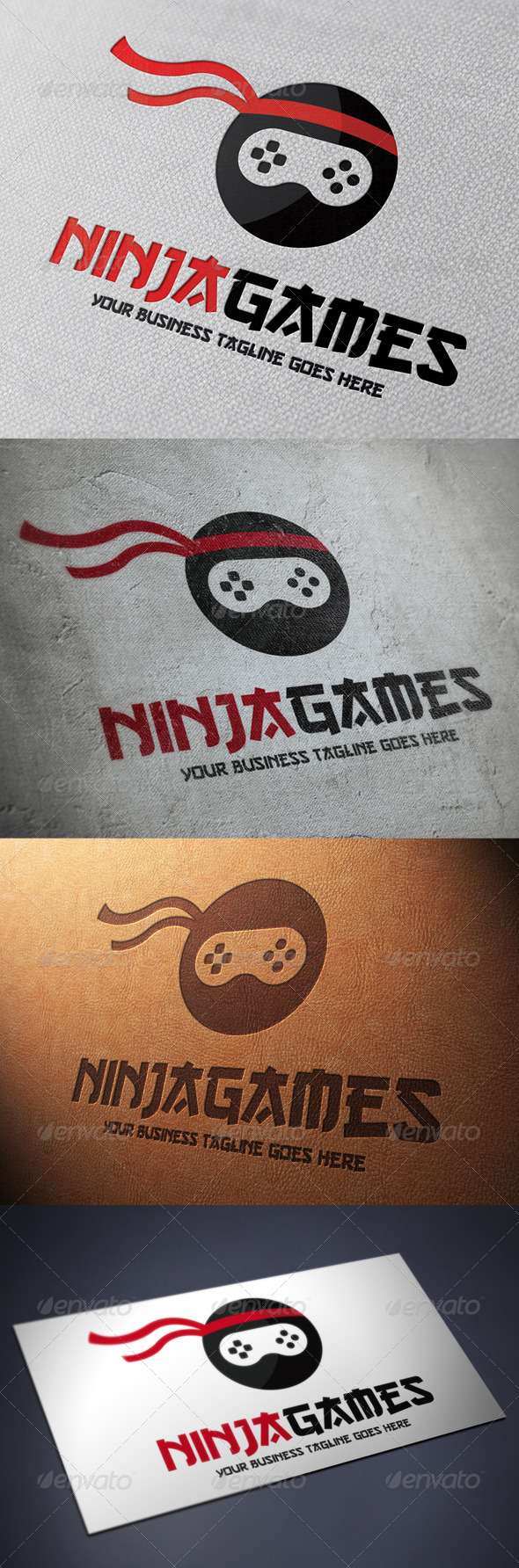 Ninja Game Logo Template - Humans Logo Templates