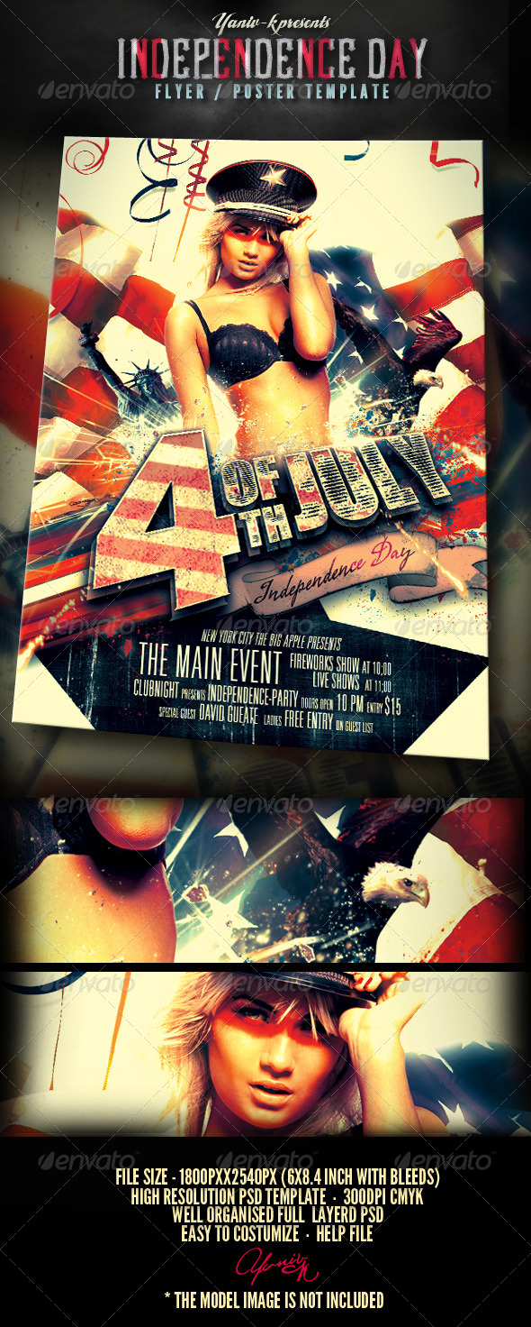 4th Of July Flyer Template - Holidays Events