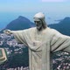 Christ the Redeemer postcard at downtown Rio de Janeiro Brazil. - VideoHive Item for Sale