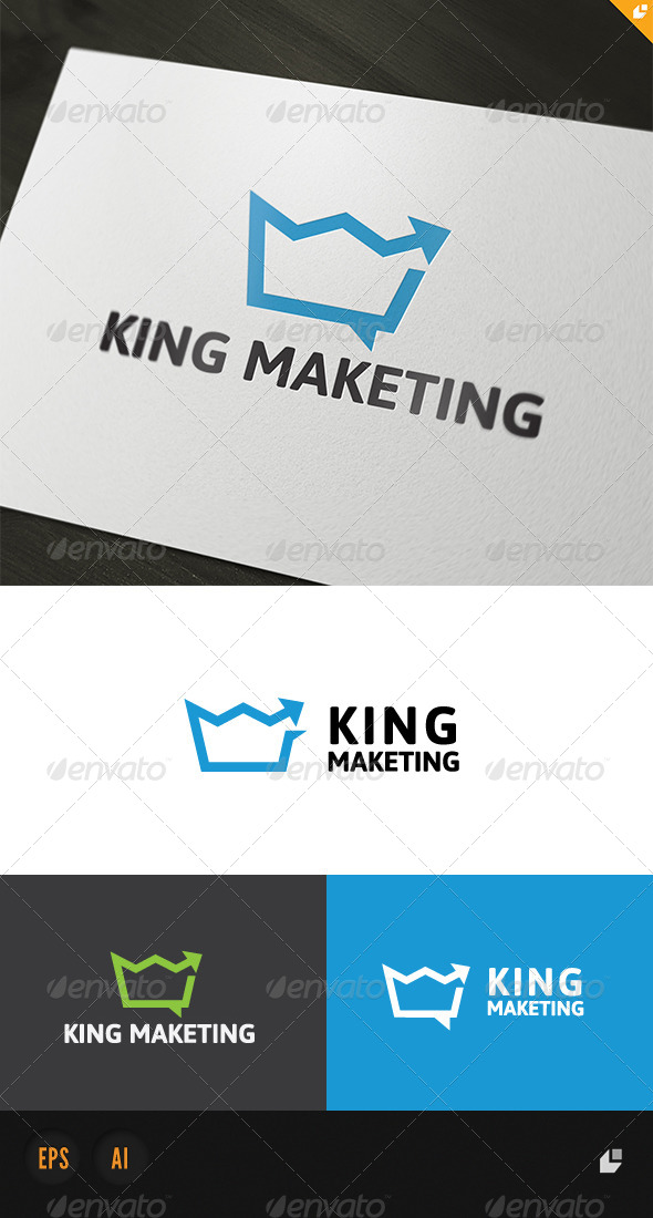 King Marketing Logo - Objects Logo Templates