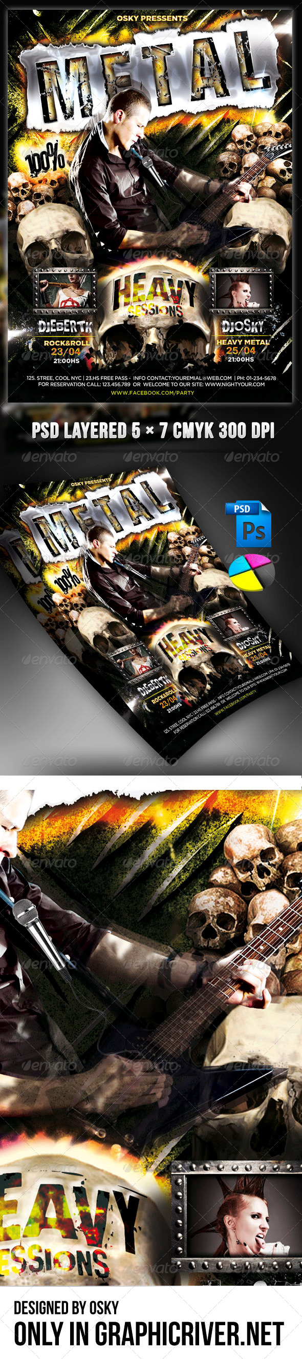 Metal Event Template - Concerts Events