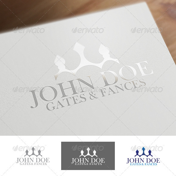 Fences and Gates - Buildings Logo Templates
