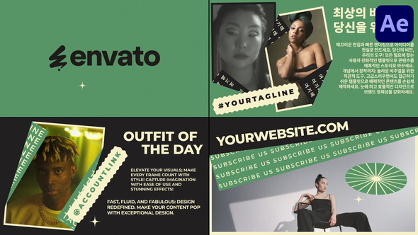 Creative Slides for After Effects Openers template preview