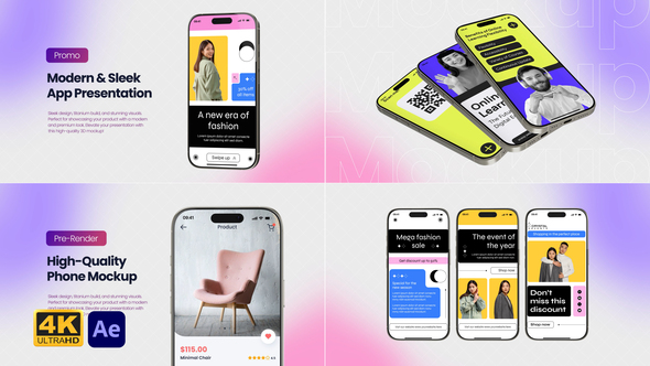 Phone 16 Pro Natural Animated Mockup Product Promo template preview