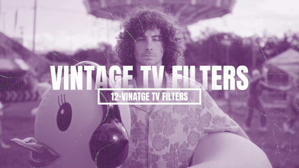 12-Vintage TV Filters Elements template preview