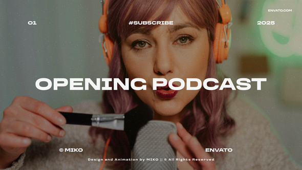 Opening Podcast Openers template preview