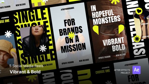 Intro/Opening - Vibrant & Bold After Effects Project Files Product Promo template preview