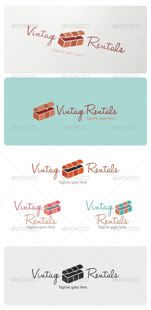 Vintage Rentals Logo Template - Objects Logo Templates