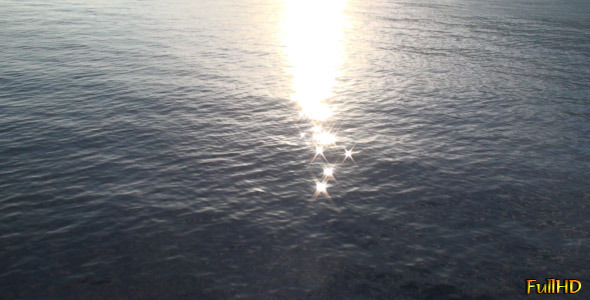 Sunbeams On The Surface Of The Sea