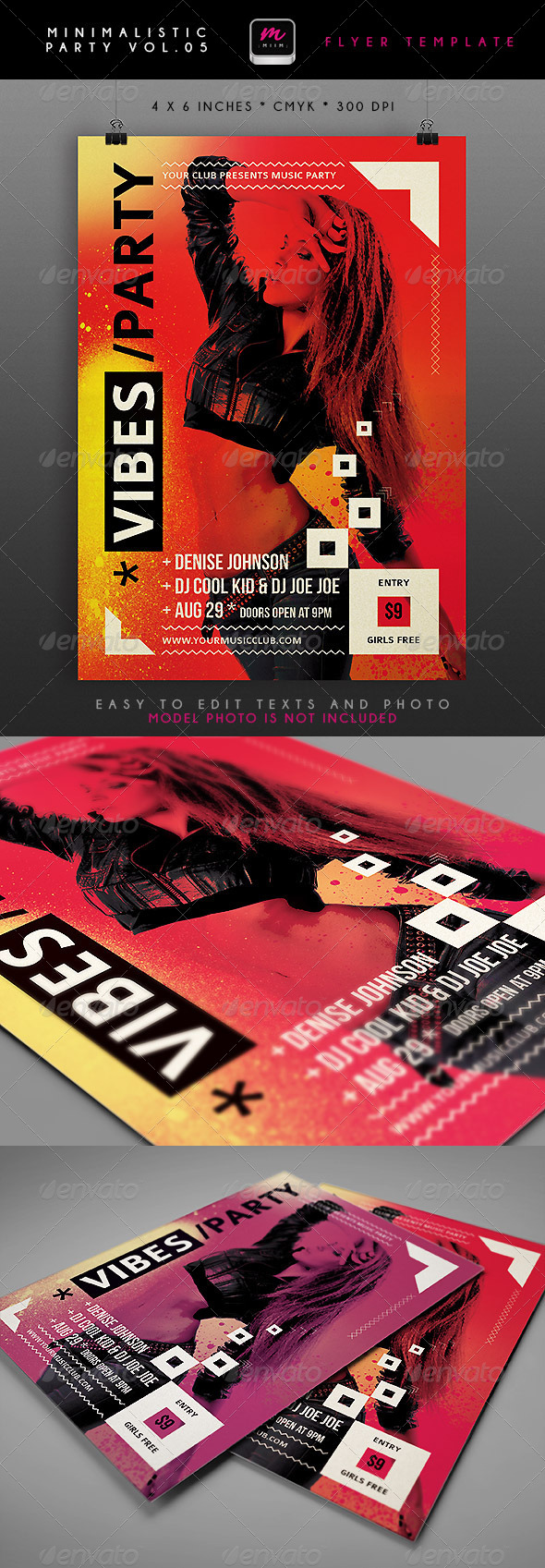 Minimalistic Party Flyer 5 - Clubs & Parties Events