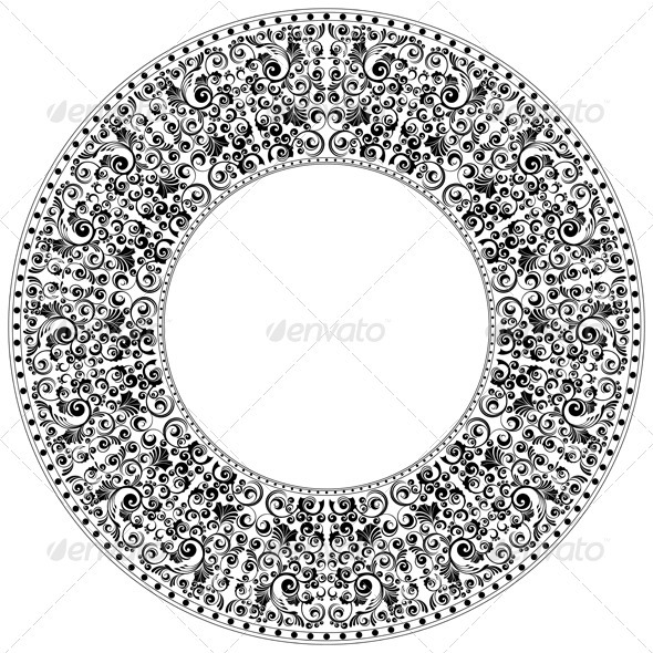 Round ornament
