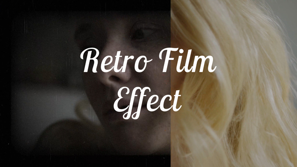 Retro Film Effect Elements template preview