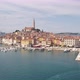 Rovinj, Croatia. Long Aerial Footage With Old Town - VideoHive Item for Sale
