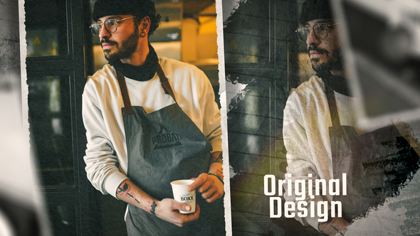 Grunge Photo Slideshow 2 Openers template preview