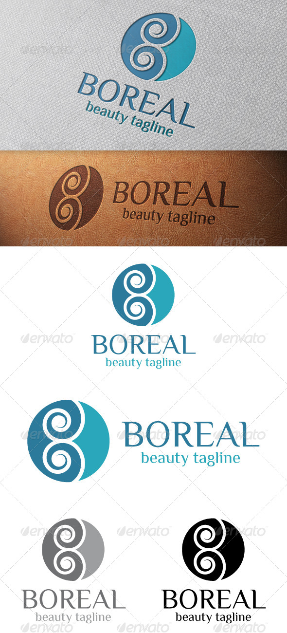 Boreal Abstract Logo Template - Vector Abstract