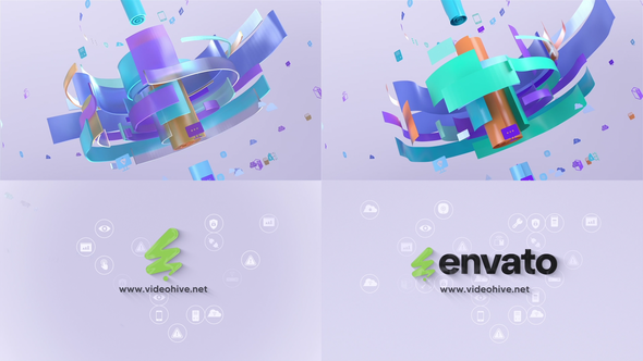 Tech Logo reveal Logo Stings template preview