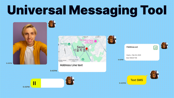 Universal Message Tool Elements template preview