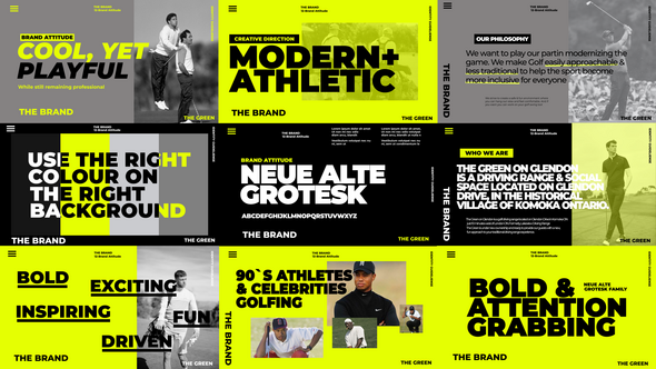 Typography Slides | AE Titles template preview