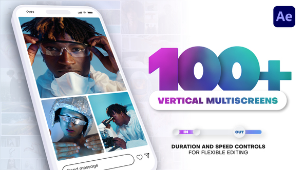 Vertical Multiscreen Transitions, After Effects Project Files | VideoHive