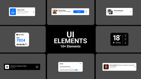 UI Elements broadcast-packages template preview