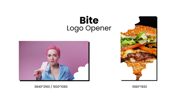 Bite Logo Opener Logo Stings template preview
