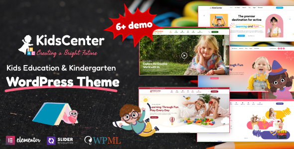 KidsCenter - Kindergarten and Kid Care Education WordPress Theme