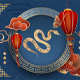 Chinese New Year Snake Background Blank Horizontal - VideoHive Item for Sale