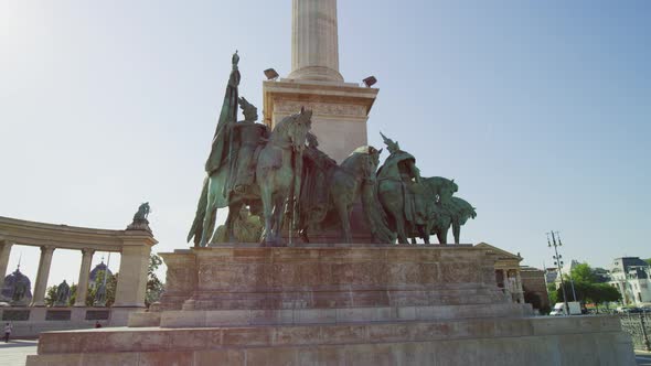 Statues of the Seven Chieftains of the Magyars alt