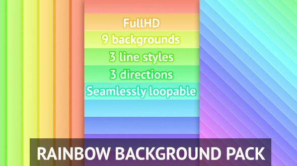 Rainbow Background Pack