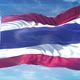 4K 3D Thailand Flag 