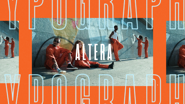 Altera - Typographic Promo Openers template preview