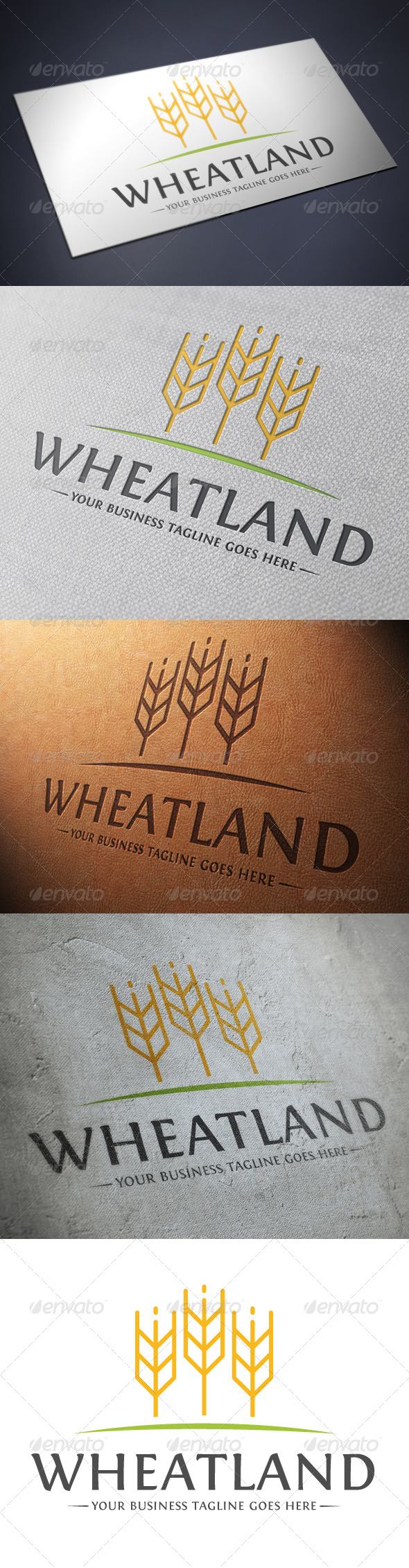 Wheat Logo Template - Nature Logo Templates