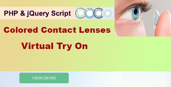 Colored Contact Lenses Virtual Try on