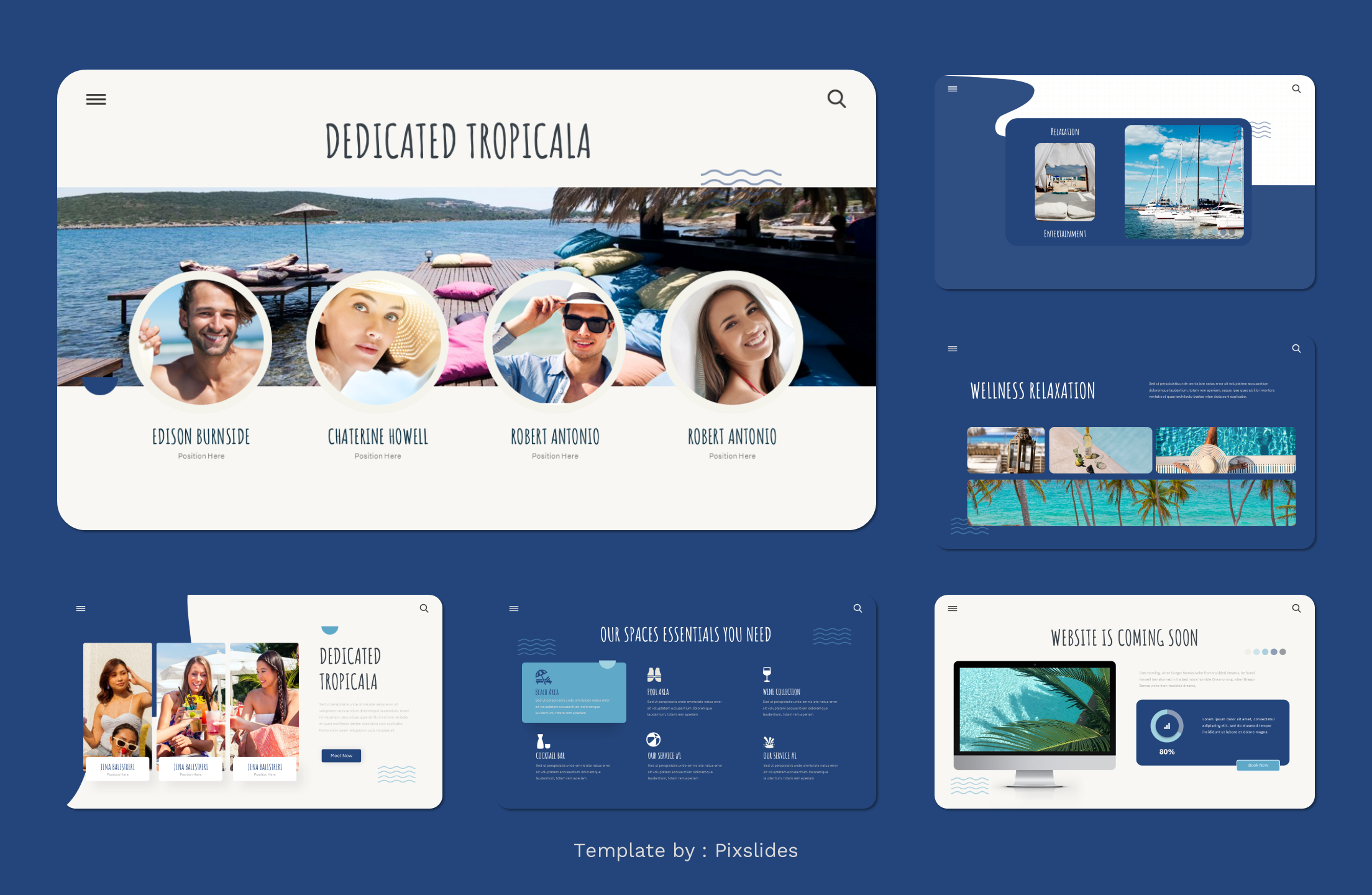 Tropicala - Beach Club & Lounge Bar PowerPoint Presentation Template ...