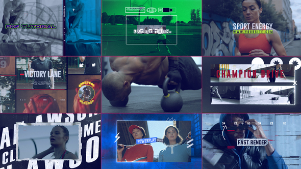 Sport Energy Openers template preview