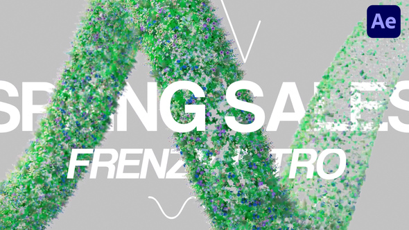 Spring Sales Frenzy Intro Openers template preview