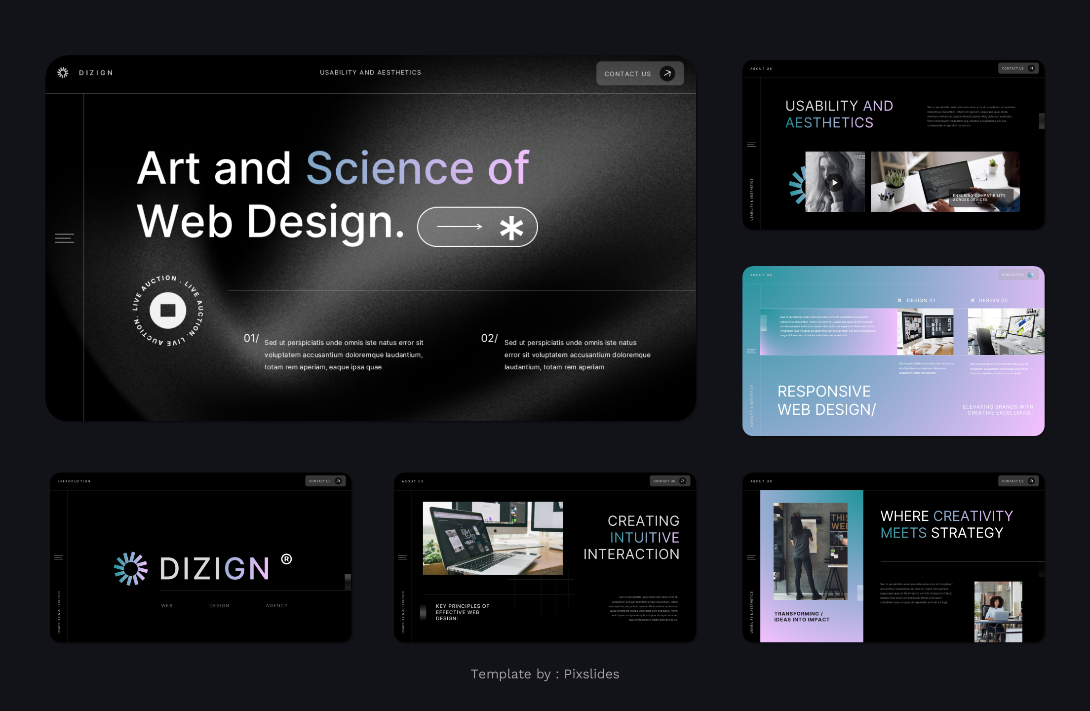 Dizign - Web Design Agency PowerPoint Presentation Template ...