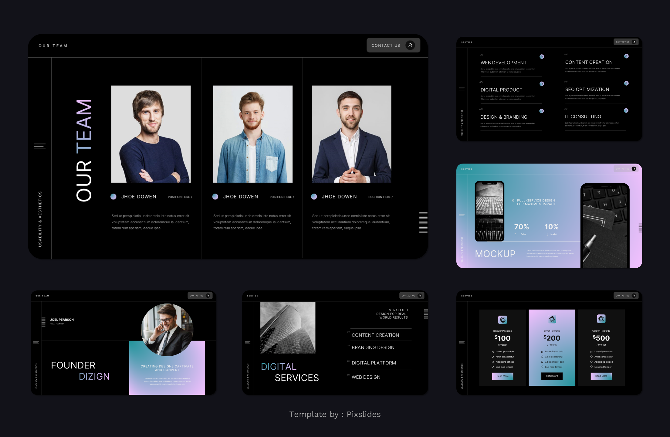 Dizign - Web Design Agency PowerPoint Presentation Template ...