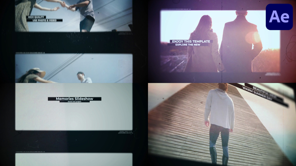 Memories Slideshow for After Effects Openers template preview